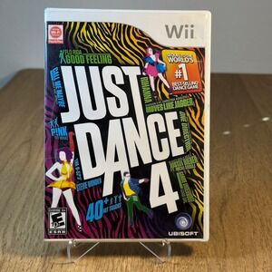 Ubisoft Just Dance 4 Nintendo Wii Everyone Good Replacement Case and Manual